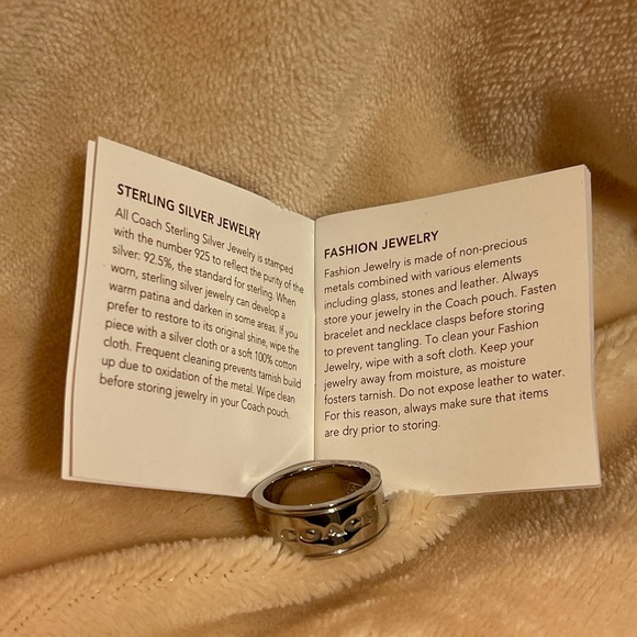 Coach Jewelry Coach Silver Ring Poshmark